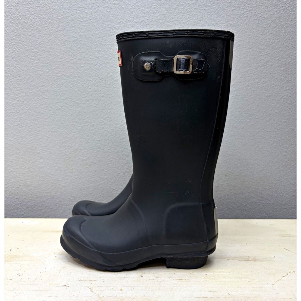 Hunter Blue Rubber Rain Boots Size 2